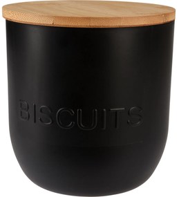 Recipient de depozitare bucatarie, capac din bambus, 1700 ml