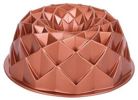 Formă KITCHISIMO pentru guguluf, 24 cm, model diamant, cupru