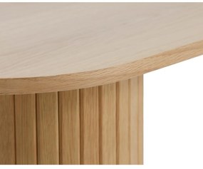 Masă consolă în culoare naturală 40x130 cm Nola – Unique Furniture