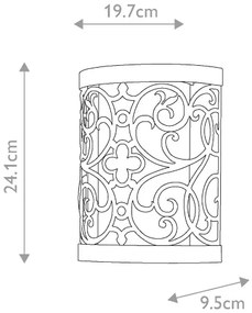 Aplică Feiss FE-ARABESQUE1 ARABESQUE 1xE14/60W/230V