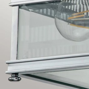 Elstead HOLBORN-F-PC - Aplica de exterior HOLBORN, 2x E27/60W/230V, IP44, crom lucios