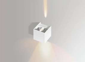 Aplica de perete LED exterior ambientala IP54 GAMBINO 4000K gri inchis