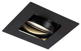 Spot modern inteligent încastrat negru cu WiFi GU10 - Artemis