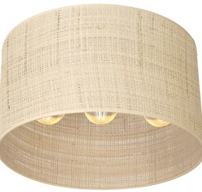 Lustră aplicată RATTAN 3xE27/60W/230V ratan
