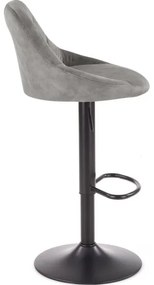 Scaun de bar 106x47 cm gri/negru