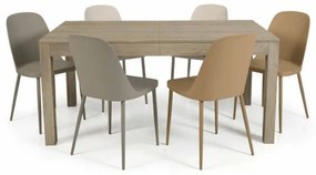 MASA FAMIGLIA EXTENSIBILA - LEMN NATUR - 180 cm / 90 cm / 77 cm