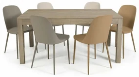 Masa Famiglia extensibila - LEMN NATUR - 180 cm / 90 cm / 77 cm