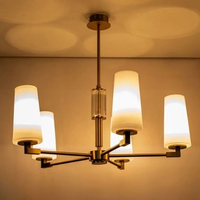 Candelabru elegant cu 5 brate VINCENZA alama periata