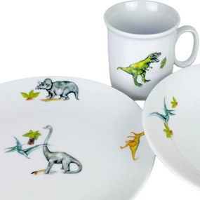 Set de masă pentru copii din 3 pieseThun Dinozauri