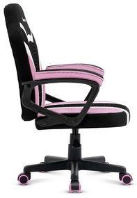 Scaun gaming pentru copii Rover 1 (negru + roz). 1087539