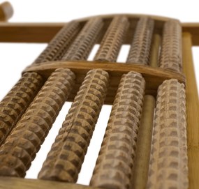 Scaun balansoar de grădină, poziţionabil, natural, bambus, FLOS