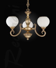 Candelabru din alama cu 3 brate design italian 8550