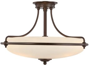 Lustră aplicată GRIFFIN 4xE27/100W/230V bronz Elstead QZ-GRIFFIN-SFM-PN