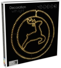 Crăciun Trinket Reindeer 257 LED, 52 cm