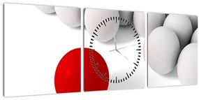 Tablou cu bilă (cu ceas) (90x30 cm)