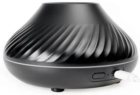 Difuzor LED RGB de arome cu funcție de imitare a flăcărilor LED/6,5W/5V 130ml negru