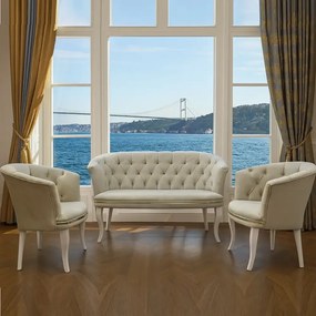 Set canapea Milano Relax Homs textil Bej