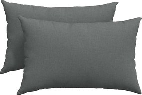 vidaXL Perne pentru canapea 2 pcs Gri închis 60 x 40 cm țesătură