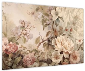 Tablou - Vintage pictura pasăre (90x60 cm)