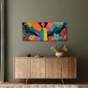 Tablou - Înger abstract cu flori (120x50 cm)