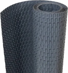 vidaXL Paravan pentru balcon, antracit, 400x90 cm, poliratan