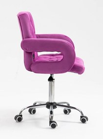 HR8404K Scaun Catifea Fucsia