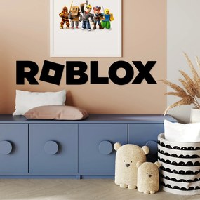 DUBLEZ | Tablou din lemn - Logo Roblox