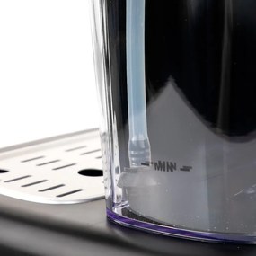 Espressoare Crown CEM-1525, 850W, 15 bar, 1.2 l, Încălzire cești, Abur, Rezervor mobil, Disc cremă, Negru