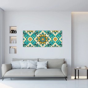 Tablou - Model turcoaz (120x50 cm)