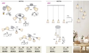 Lustra suspendata design clasic Hestia 5303 RX
