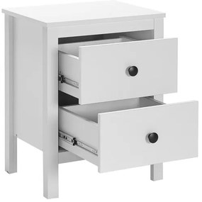 Noptieră 61x46 cm alb