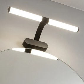 Brilagi - Lampă LED pentru oglindă de baie TUBEO, 6 W, 230 V, 40 cm, IP44, negru