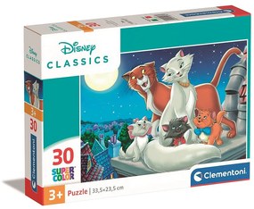 Disney Classics Puzzle Aristocat 30 de piese de Clementoni