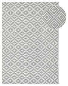 Covor de exterior NORTHRUGS Karo, 200 x 290 cm, gri