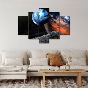 Tablou planetei în cosmos (150x105 cm)