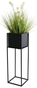 Suport pentru flori 70x24 cm, negru