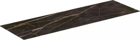 Blat ceramic pentru lavoar Ideal Standard Atelier Conca 160 cm finisaj negru marmura