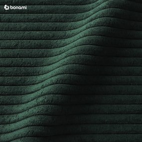 Pat matrimonial verde închis tapițat fără somieră 140x200 cm Mattis Cord – Meise Möbel