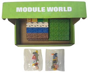 Set de construcție magnetic Dream World - 48 de cuburi