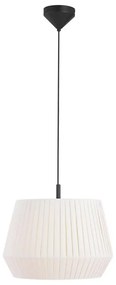 Nordlux - Lampă suspendată cu cablu DICTE 1xE27/60W/230V Ø40 cm albă