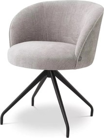 Scaun pivotant design elegant LUX Masters, Sisley grey