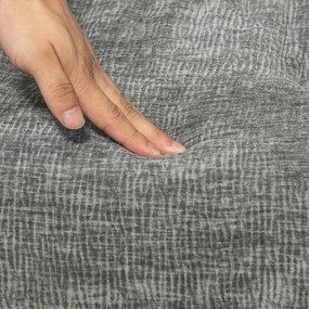 HOMCOM Fotoliu tapitat, fotoliu accente, design modern, rotativ, până la 120 kg, Gri închis | Aosom Romania