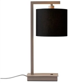 Veioza Boston metal sand abajur negru