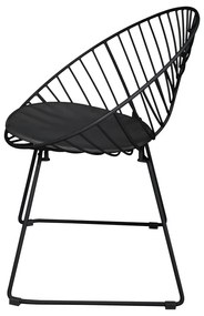 Set 2 fotolii de grădină Bonami Selection Coco, negru