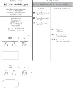 Masa eleganta design avangardist BIG GAYA 300x120cm