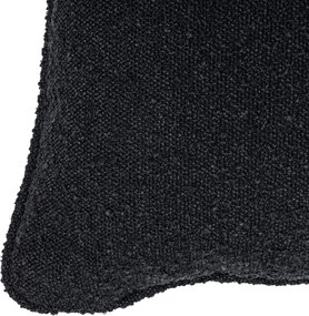 Perna decorativa LUX 60x60cm, Bouclé Black L 115145 HZ