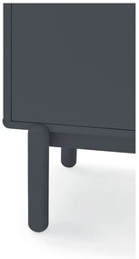 Comodă joasă gri închis 137x76 cm Corvo - Teulat