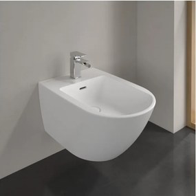 Bideu suspendat Villeroy&Boch Antao alb Stone White CeramicPlus