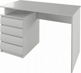 Birou HANY NEW, alb, DTD laminat, 118x60x75 cm
