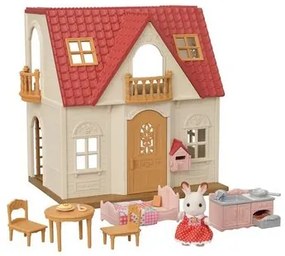 Sylvanian Families Casă de bază cu acoperiș roșunou